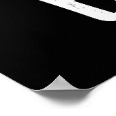 Kaffee und gute Bücher Poster (Ecke)