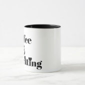 Kaffee und Haustiere Sitzplatz Tasse (Zentrum)