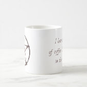 Kaffee und Hexerei-Pentagramm Kaffeetasse (Mittel)