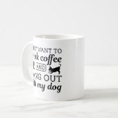 Kaffee und Hund Kaffeetasse (Vorderseite Links)