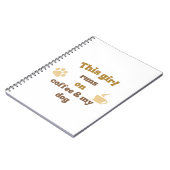 Kaffee und Hund Notizblock (Linke Seite)