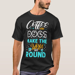 Kaffee und Hunde machen den Weltrekord für den Hun T-Shirt
