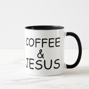 KAFFEE UND JESUS-Kaffeepuppen Tasse