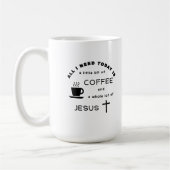 Kaffee und Jesus Kaffeetasse (Links)