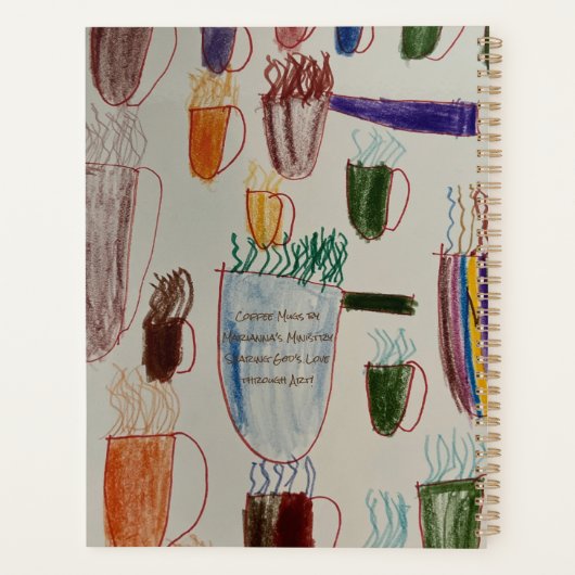 Kaffee und Jesus-Kalender Planer (Rückseite)