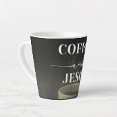 Kaffee und Jesus Milchtasse (Linke Ecke)