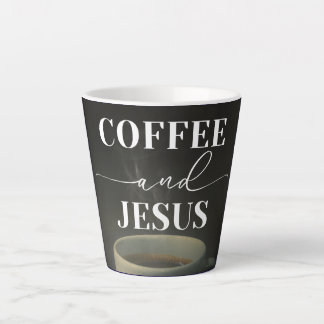 Kaffee und Jesus Milchtasse