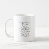Kaffee und Jesus-Tasse Kaffeetasse (Links)