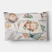 Kaffee und Journalismus Zubehörtasche (Rückseite)