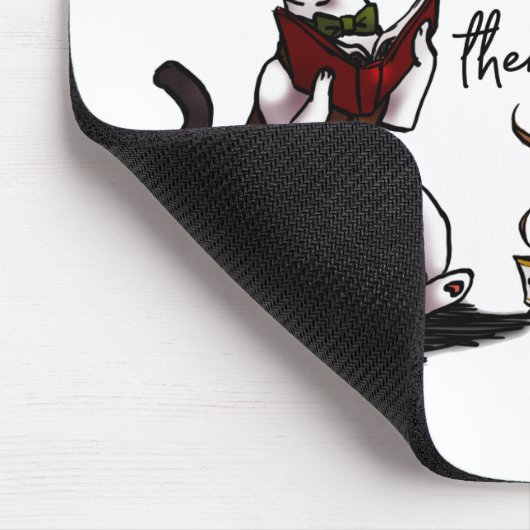 Kaffee und Jungs Mousepad (Ecke)