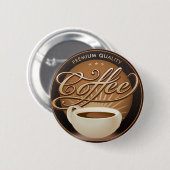 Kaffee und Kaffee-Cup Button (Vorne & Hinten)