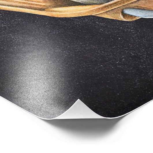 Kaffee und Kaffee Fotodruck (Ecke)