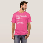 Kaffee und Karate T-Shirt (Vorne ganz)