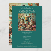 Kaffee und Karten laden ein (Vorne/Hinten)