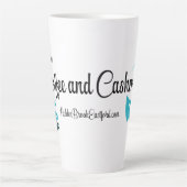 Kaffee und Kaschmir Milchtasse (Vorderseite)