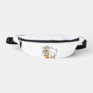 Kaffee und Katzen, Kaffee, Katze, Katzen, Kätzchen Bauchtasche