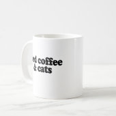 Kaffee und Katzen Kaffeetasse (Vorderseite Links)