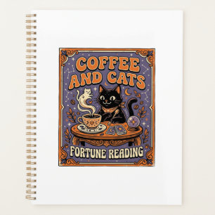 Kaffee und Katzen Kat Teeblätter Kaffee Schicksal Planer