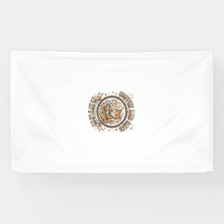 Kaffee Und Katzen Katze Kaffee Vintage Vektor Kuns Banner