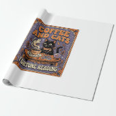 Kaffee Und Katzen Katze Teeblätter Kaffee Schicksa Geschenkpapier (Ungerollt)