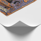 Kaffee Und Katzen Katze Teeblätter Kaffee Schicksa Geschenkpapier (Ecke)