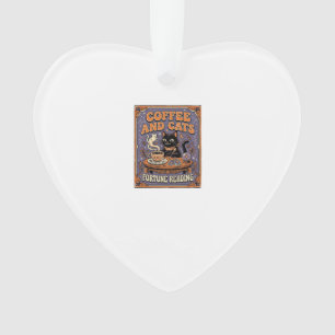 Kaffee Und Katzen Katze Teeblätter Kaffee Schicksa Ornament