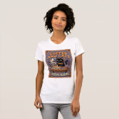 Kaffee Und Katzen Katze Teeblätter Kaffee Schicksa T-Shirt (Vorne ganz)