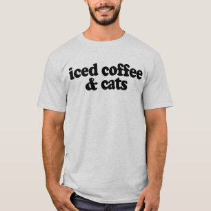 Kaffee und Katzen T-Shirt