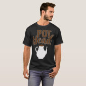 Kaffee und Katzenlatte T-Shirt (Vorne ganz)