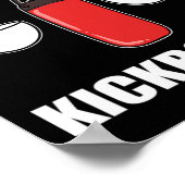Kaffee und Kickboxen Poster (Ecke)