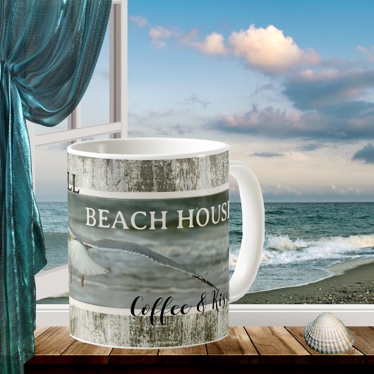 Kaffee und Kisses Seagull Beach House Tasse