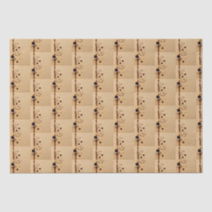 Kaffee und Knopf-Mix Seidenpapier