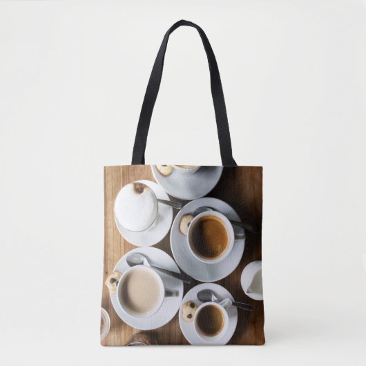 Kaffee und Komfort Tasche (Vorderseite)