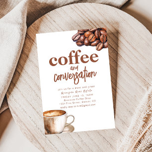Kaffee- und Konferenzgespräch Einladung