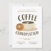 Kaffee und Konversation Einladung (Vorderseite)