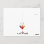 Kaffee und Konversation Frauenklub Postkarte (Rückseite)