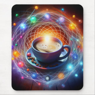 Kaffee und Kosmos: Eine Syzygie der Energie Mousepad