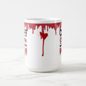 Kaffee- und Kriminalshow Kaffeetasse (Mittel)
