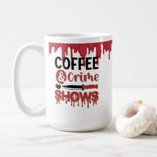 Kaffee- und Kriminalshow Kaffeetasse