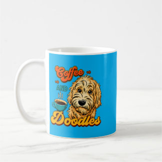 Kaffee und Kritzeleien Lustiger Doodle-Kaffeeclub Kaffeetasse