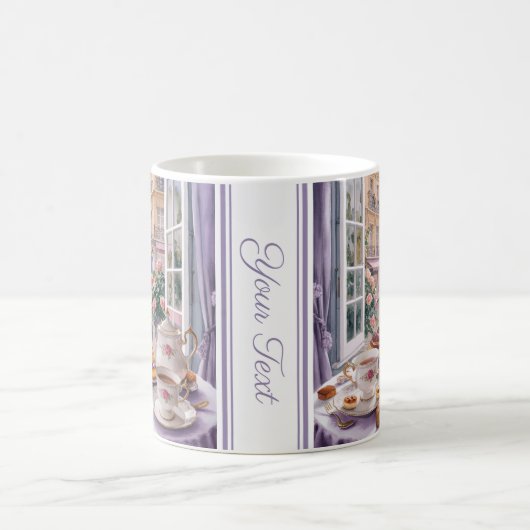 Kaffee und Kuchen in Paris Frankreich - Traumhafte Kaffeetasse (Mittel)