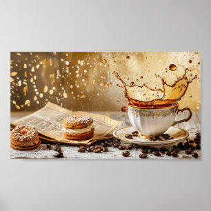Kaffee und Kuchen Poster