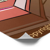 Kaffee und Kuchen Poster (Ecke)