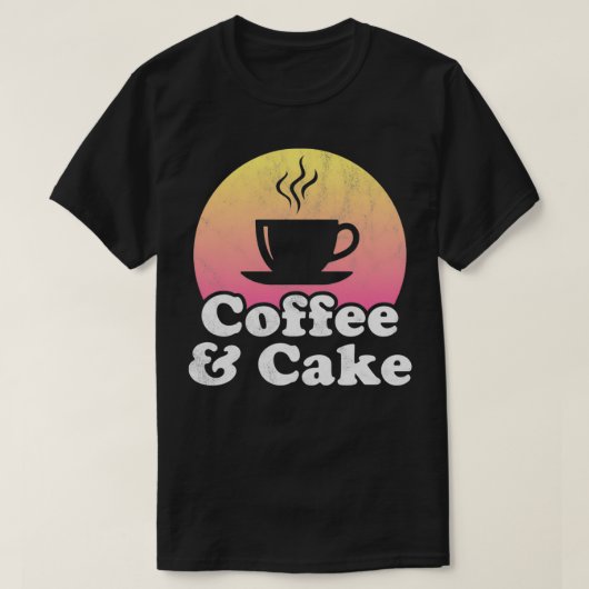 Kaffee- und Kuchenpullover T-Shirt (Design vorne)