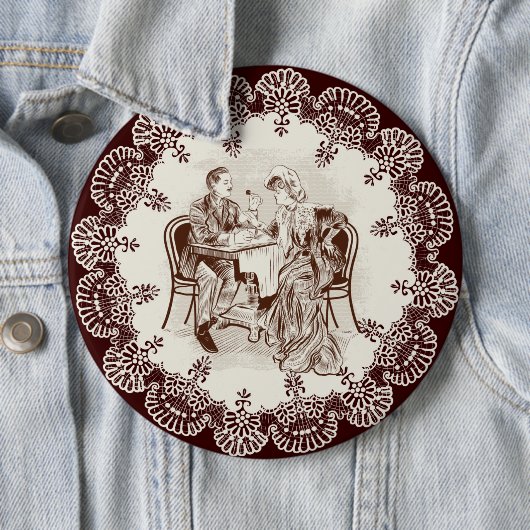 Kaffee und Liebe Button (Beispiel)