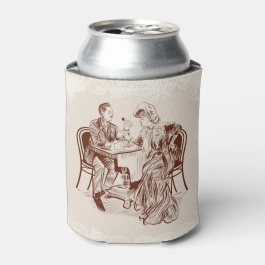 Kaffee und Liebe Dosenkühler (Kanne Vorderseite)
