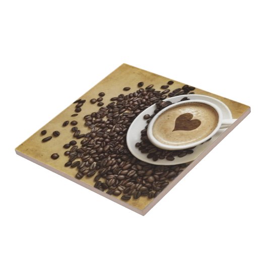 Kaffee und Liebe Fliese (Seite)