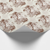 Kaffee und Liebe Geschenkpapier (Ecke)