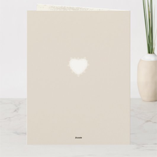 Kaffee und Liebe Karte (Rückseite)