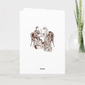 Kaffee und Liebe Karte (Rückseite)